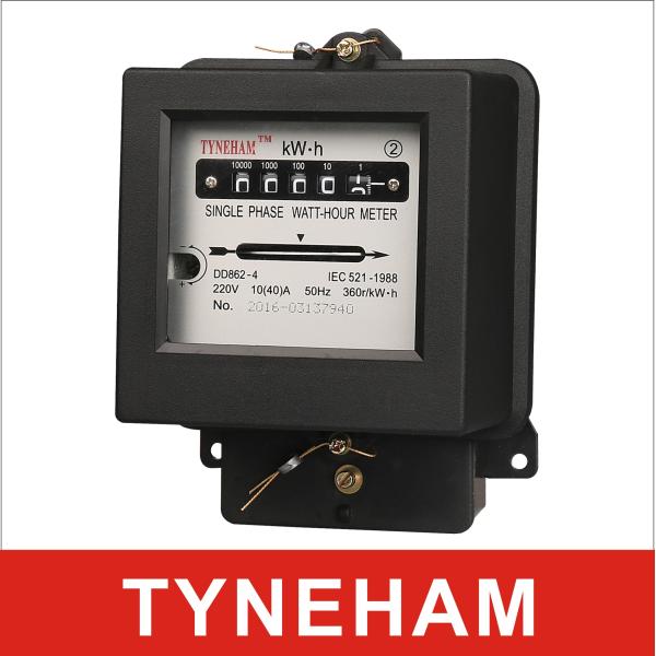 Plastic Electromechanical Induction Meter / High Accuracy Mechanical Energy Meter