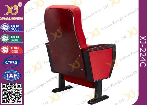 Special Design Iron Leg Auditorium Theatre Chair With Aluminum Alloy ABS Folding Table