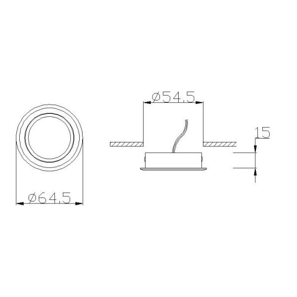 Cabinet Lights Touch Sensor Switch Recessed LED Kitchen Lighting for Kitchen Cabinets