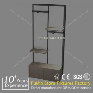 Quality clothes display stand rack shelves design for sale
