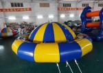 8 - 10 Person Inflatable Disco Boat Motorized Toys Semi Boat , Water Spinner