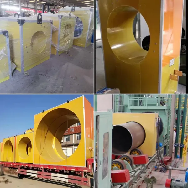 Automatic 3LPE Coating Machine with SA2.5 Cleaning Level for Pipe Dia. 50-4200mm Anti-Corrosion Coating