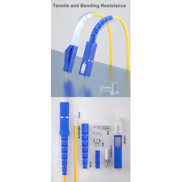 Customized Length SC-SC Patch Cord Simplex SM 2.0mm 3.0mm 1M 3M 5M LSZH Manufacturer