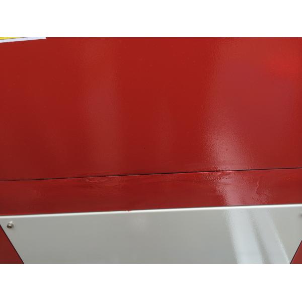 Red Color Electronic Heating Lab Two Roll Open Mill Mixing PE PP PVC EVA ABS