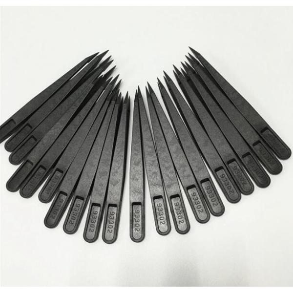 Black Anti Static Tweezers Economic 933 Series Flat Tip Sharp Point All Available