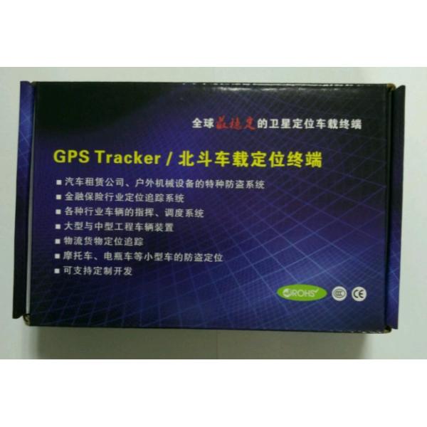 Black Small auto gps tracker device for motorcycle With Mileage statistics