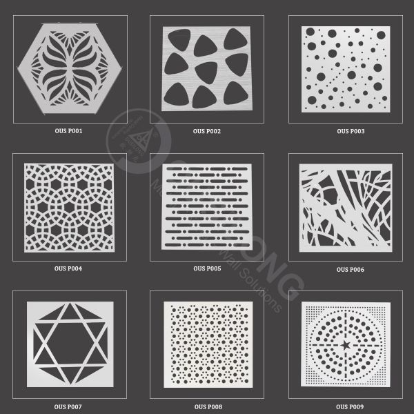 Dia As Per Perforated Metal Panel Ceiling Customized Pitch Suitable for Office Hospitals Airports and Public Buildings