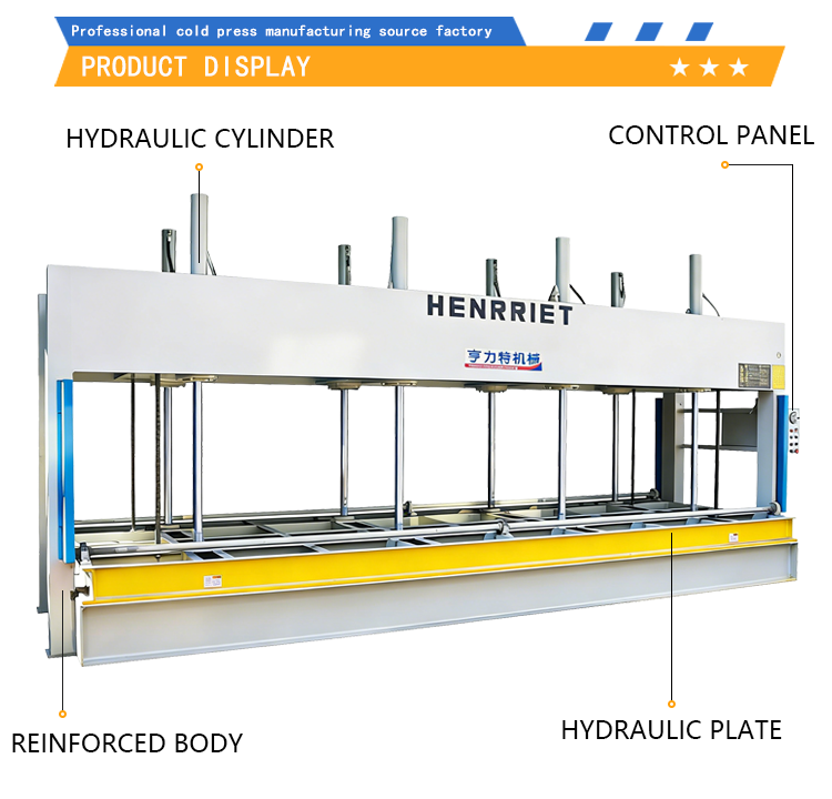 Customized 8-Cylinder Synchronous Cold Press Machine with 50T Max Pressure and Customizable Work Platen for Carbon Fiber Doors