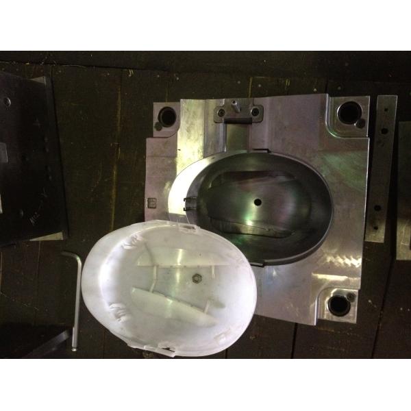 Multi Cavity Plastic Making Machine / Plastic Injection Molding For Industrial Helmet