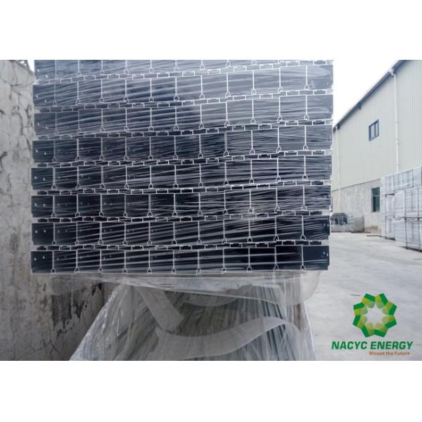 Flexible Ballasted Ballast Solar System Solar Mounting Bracket With Wind Deflector