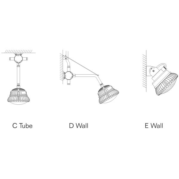 CE Approved Explosion Proof Ceiling Light NEW-FBG-100W High Bay Light Fixtures