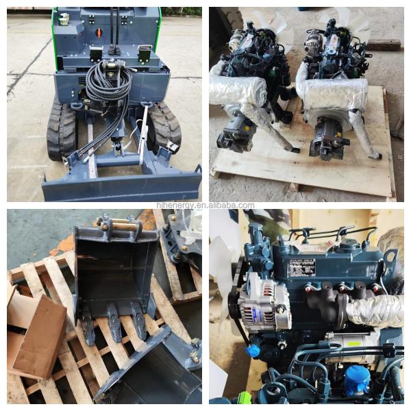 Small Size Wheel Micro Digger Bagger Mini Electric Performance Hydraulic Crawler Excavator Machine
