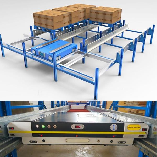 Steel Construction Radio Shuttle Rack Pallet Racking Fully Adjustable Design