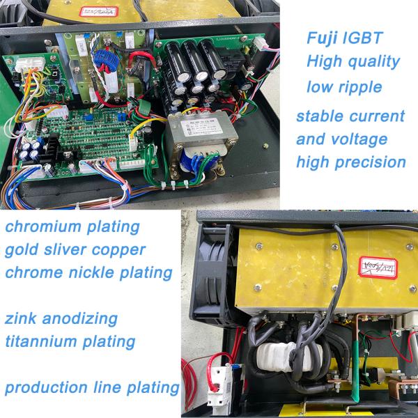 Plating Rectifier 12V 300A 3.6KW PLC Electroplating Power Supply For Industrial