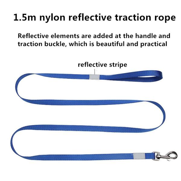 Quick Release Reflective Cat Chest Strap To Prevent Breaking Off
