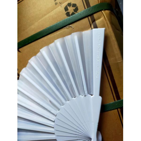 Customized Personalized High Quality Hand Fans Plastic Ribs Custom Printed Folding Hand Fan