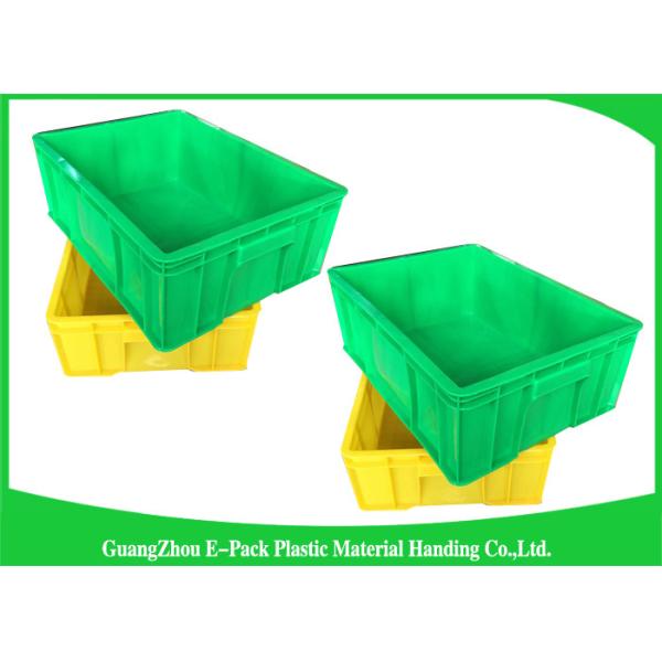 Rentable Moving Plastic Stackable Containers Food Grade 705 * 450 * 180mm