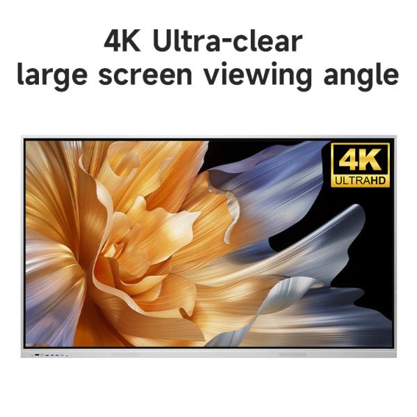 ODM 4K Android OPS 65 Inch Interactive Display Smart Board 75 Inch Touch Screen Monitor Interactive Whiteboard 86 Inch LED Panel