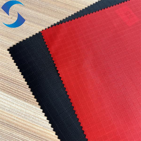 ripstop 210D polyester Oxford fabric Double-line checkered pattern for tent fabric