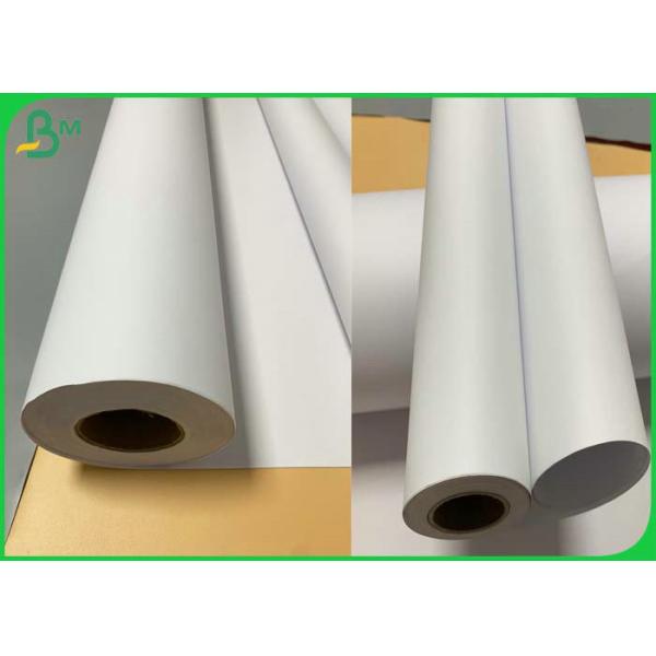 Large Format Uncoated 28LB White CAD Plotter Paper 54'' x 300ft Roll Large Format Uncoated 28LB White CAD Plotter Paper 54'' x 300ft Roll