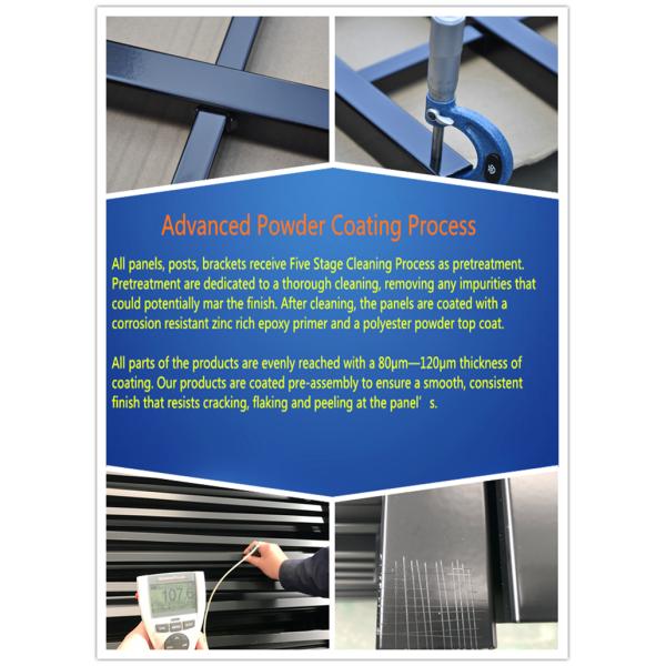 High Security Garrison Fencing Panels Interpon Powder Coated Black