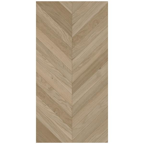 Matte Texture Solid Wood Fish Bone Pattern 60x1200 Tile for Classic Restaurant Floor