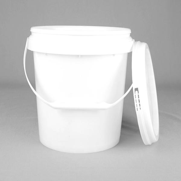 6L PP Round Plastic Bucket for Chemical Packaging