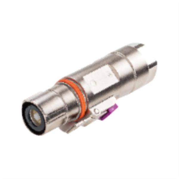 High Current 250A Metal Shell Right Angle Plug Vehicle Mounted For PTC