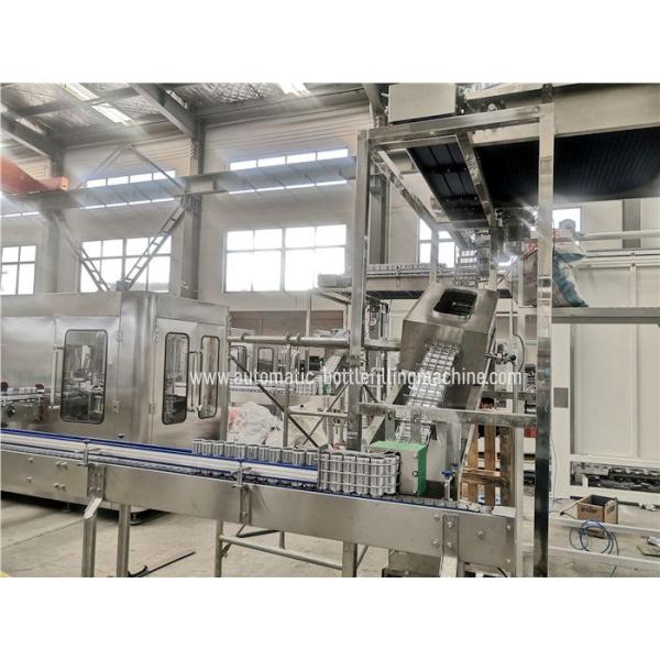 6000can/H Empty Can Depalletizer Beverage Can Filling Machine