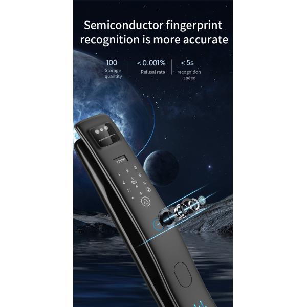 3D Face Smart Door Lock Fingerprint Video Calling Home Lock