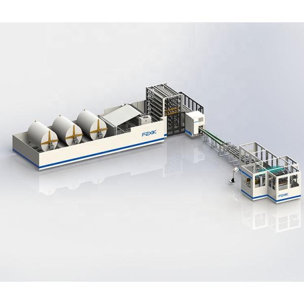 CE ISO Bathroom Tissue Paper Roll Making Machine , 2rolls Paper Rewinder