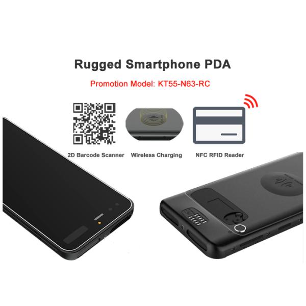 PDA 2d Barcode Scanner Android in 5.5 inch Display with Wireless Charing