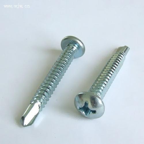 Q195 Pan Head Self Tapping 200mm Coarse Thread Bolt Nickel