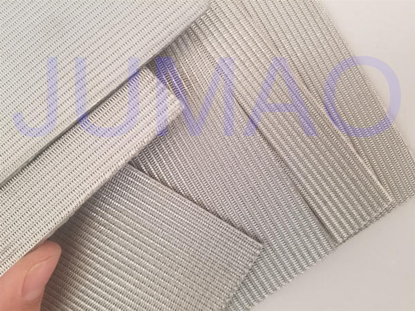2205 Duplex Stainless Steel Screen , Sintered Filter Mesh Steady Filter Rating