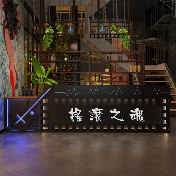 Creative Design Customized Checkout Retail Reception Counter Table for Hot Reception