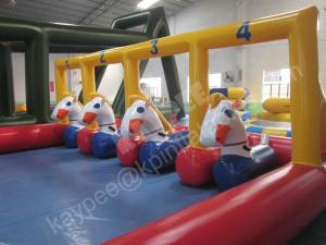 Inflatable pony hop horse racing for adult and kid