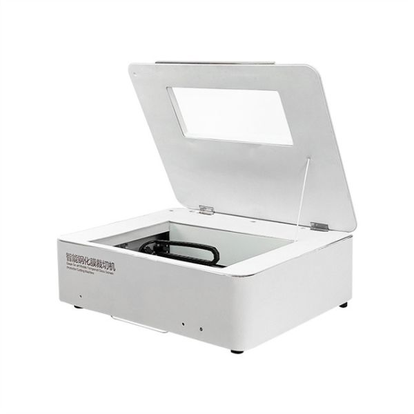 Screen Protector Laser Cutting Machine supporting any model and shape with easy modification and addition of template data
