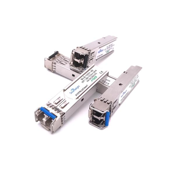 1310NM SFP Modules , Ethernet Fiber Optic Transceiver With Duplex LC