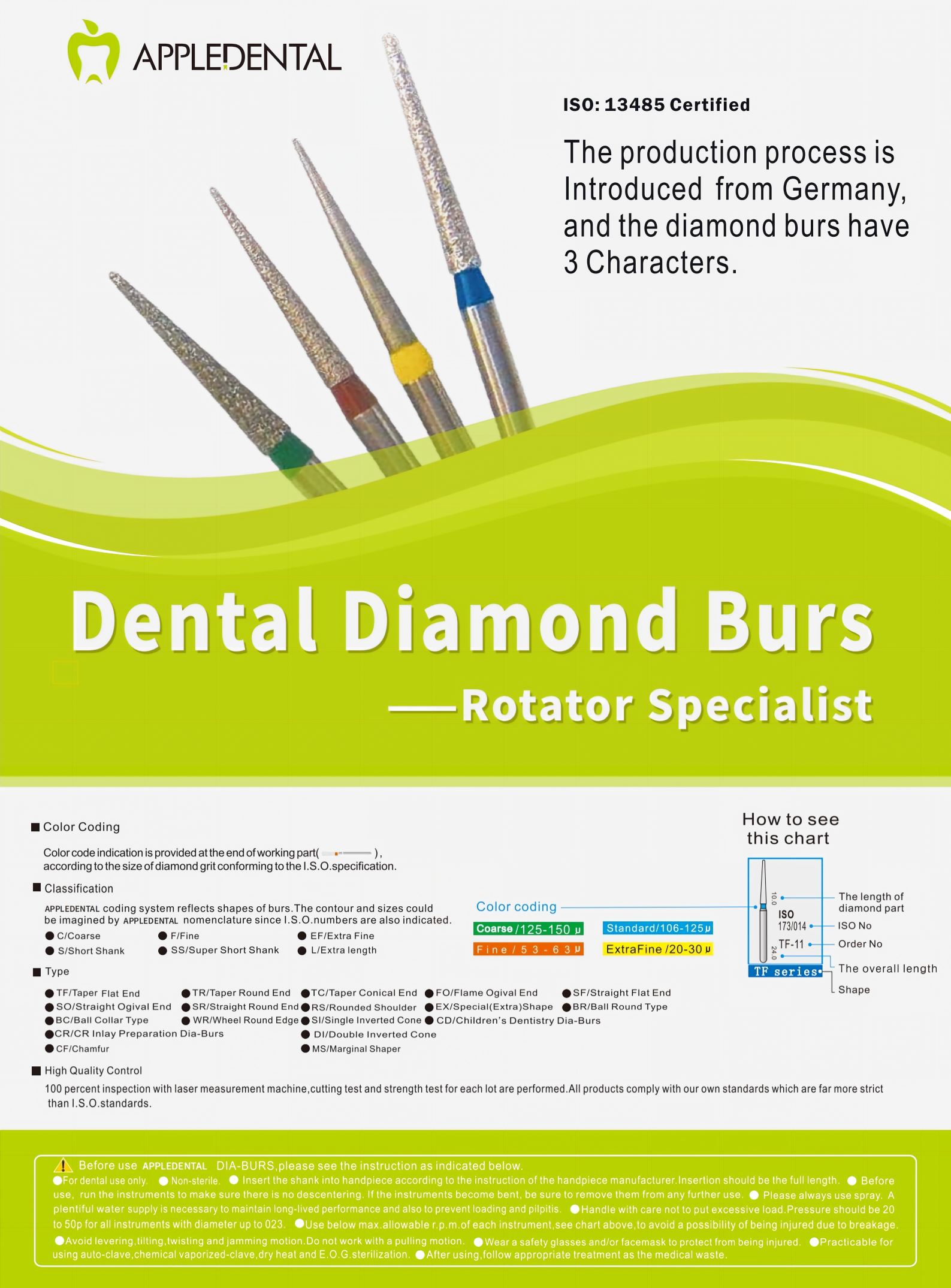 Dental burs