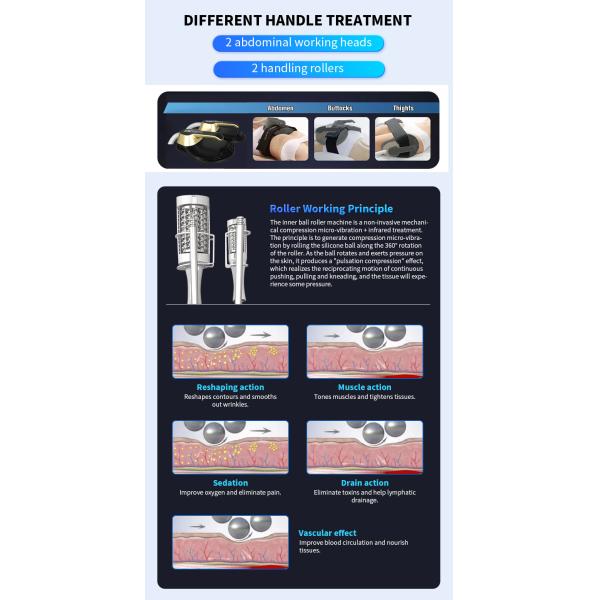 Ultrasonic Muscle Sculptinging Machine Zero Roller RF Body Slimming 13 Tesla