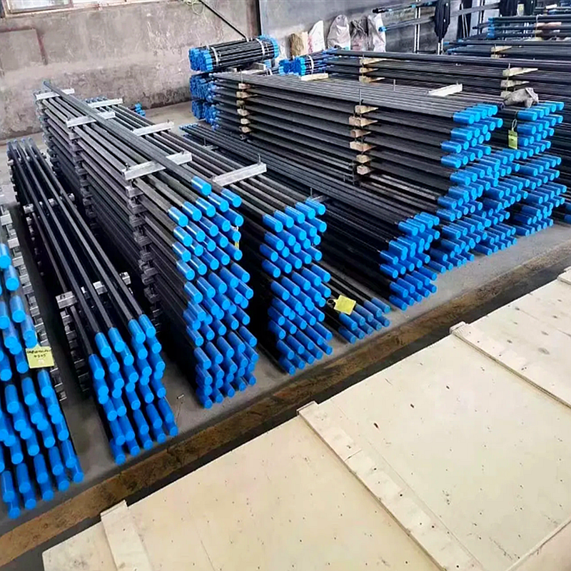 Threaded Drill Pipe MF GT60 6095mm High Performance Drill Extension Rod For Mining Quarrying Tunneling Drilling Tool