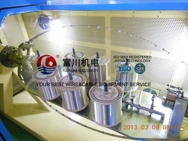 High Productivity 19 Pcs Copper Wire Bunching Machine 2000 Rpm PLC Controller