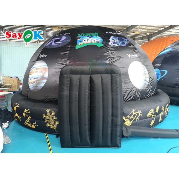 Portable Inflatable Planetarium With Printed Pattern Inflatable Star Dome Tent