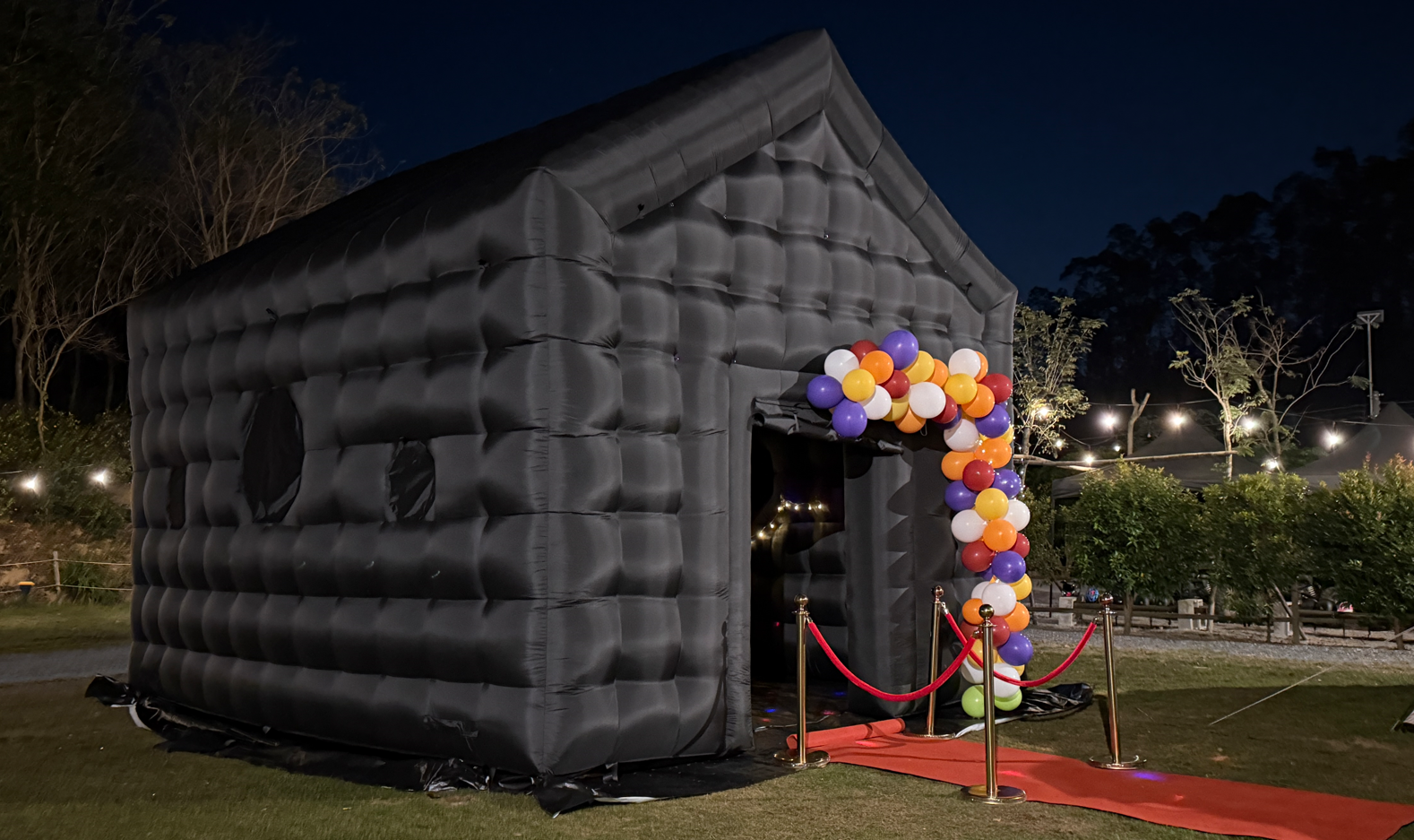 Custom Waterproof UV Resistant Windproof Inflatable Disco Tent for Outdoor Events and Parties