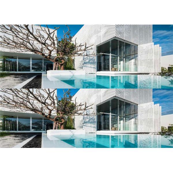 ISO9001 2mm Decorative Perforated Sheet For Building