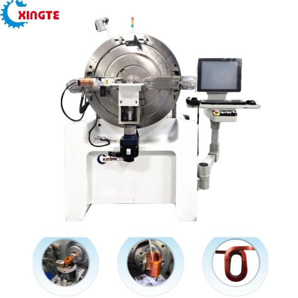Automated Flat Copper Wire Coil Winding Machine 220v 50/60HZ