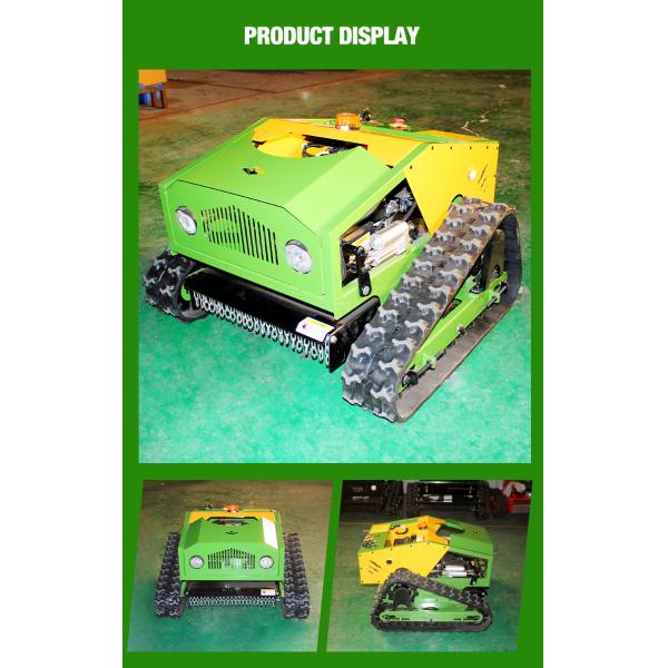 Remote Controlled Powerful Robotic Lawn Mower 500mm Cutting Width Self Propelled Low Noise