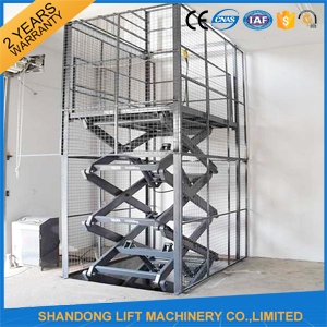 Warehouse Hydraulic Scissor Lifting Equipment for Cargo Loading / Material Handling