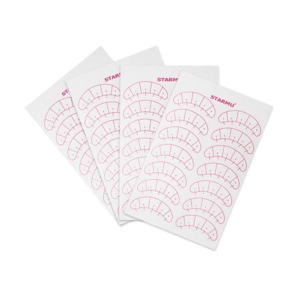 Grafting Five Point Under Eye Eyelash Extension Sticker Lash Map Stickers For Beginner Practice Makeup