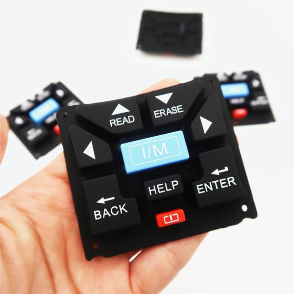 High Durability Silicone Rubber Key for Temperature Range -40C To 250C
